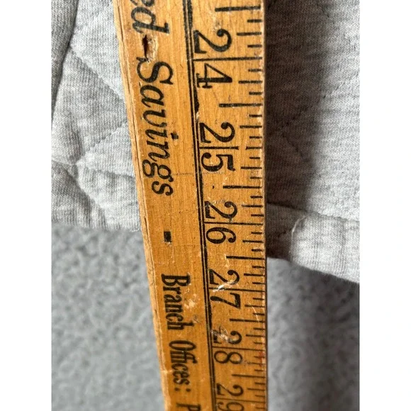 The North Face Caroluna Jacket Women S Quilted Fleece Lined Gray Full Zip Collar - Picture 6 of 12